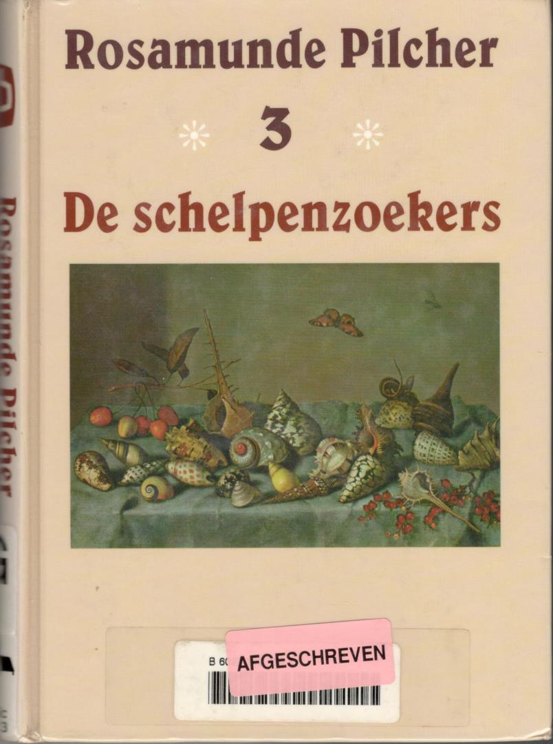 Pilcher, R. - De schelpenzoekers / druk 1  GROTE LETTER roman in 3 delen,  ex-bieb