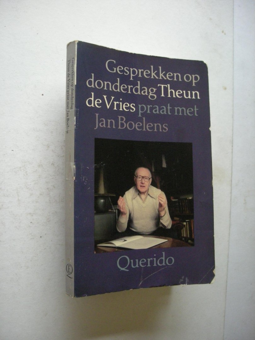 Vries, Theun  / Boelens, Jan - Gesprekken op donderdag. Theun de Vries praat met Jan Boelens