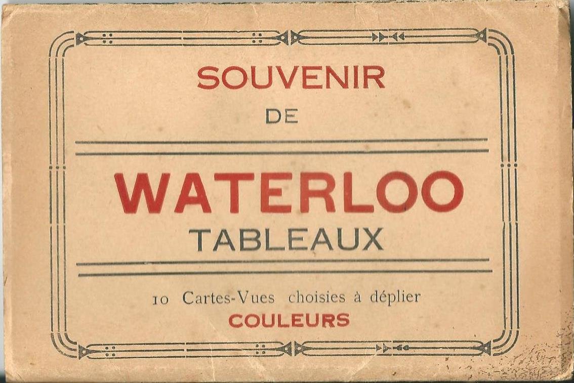 Anoniem - Souvenir de Waterloo : tableaux : 10 cartes-vues choisies à déplier : couleurs
