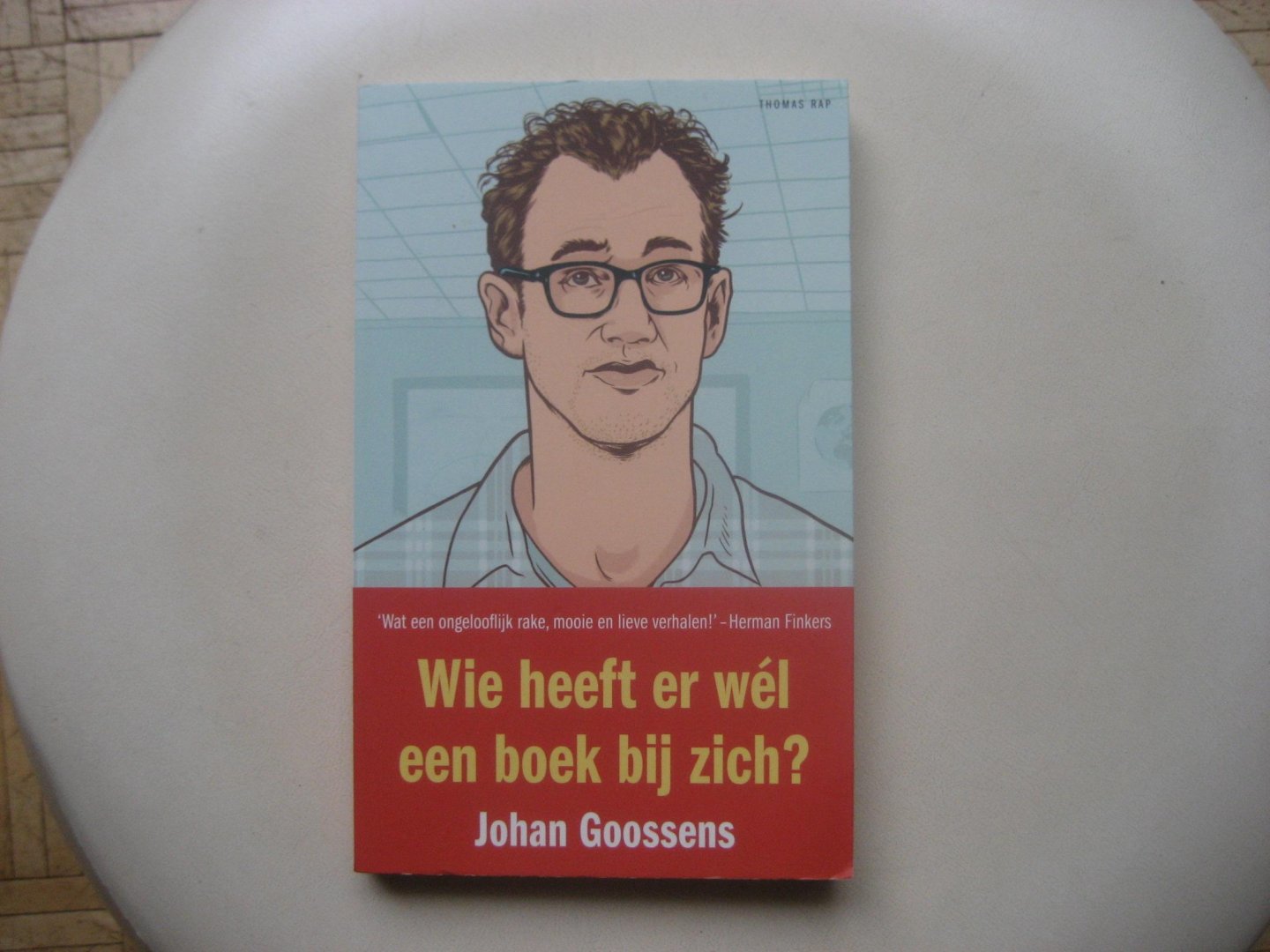 Johan Goossens - Wie heeft er wél een boek bij zich? / Een jaar lang leraar op een ROC / GESIGNEERD door auteur