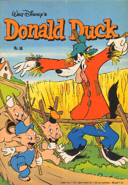 Disney, Walt - Donald Duck 1982 nr. 18, Een Vrolijk Weekblad, goede staat