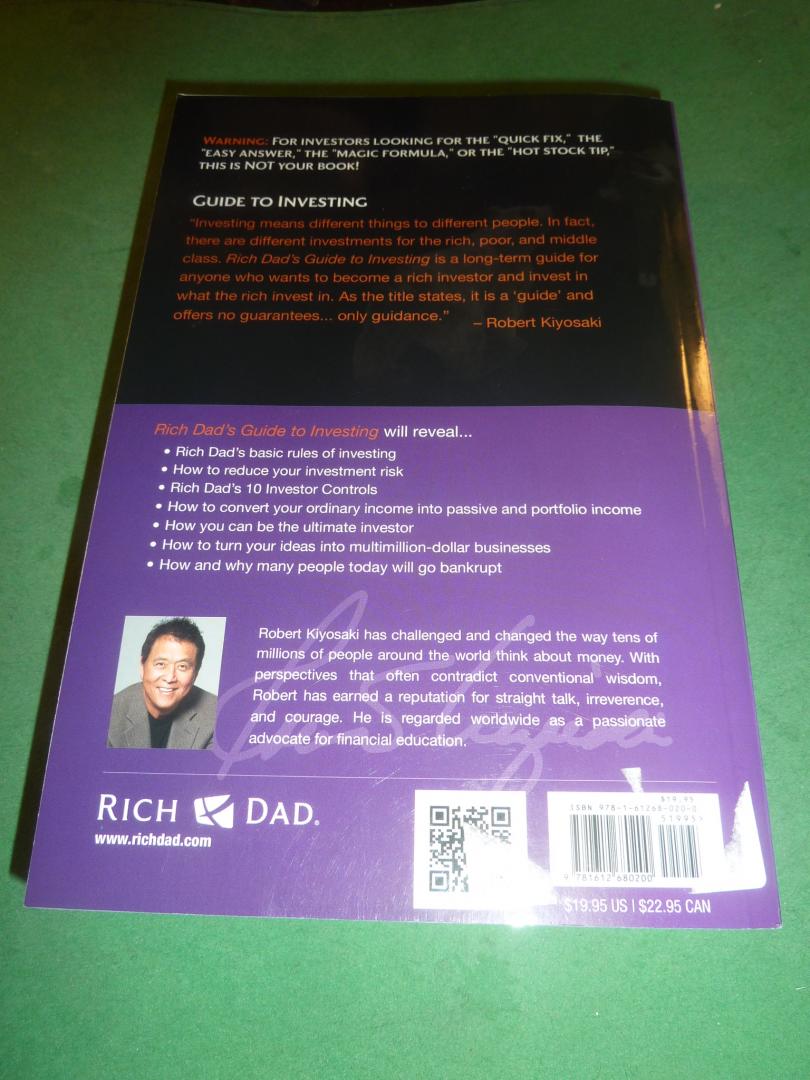 Kiyosaki, Robert T. - Rich Dad's Guide to Investing  What the Rich Invest in, That the Poor and the Middle Class Do Not!