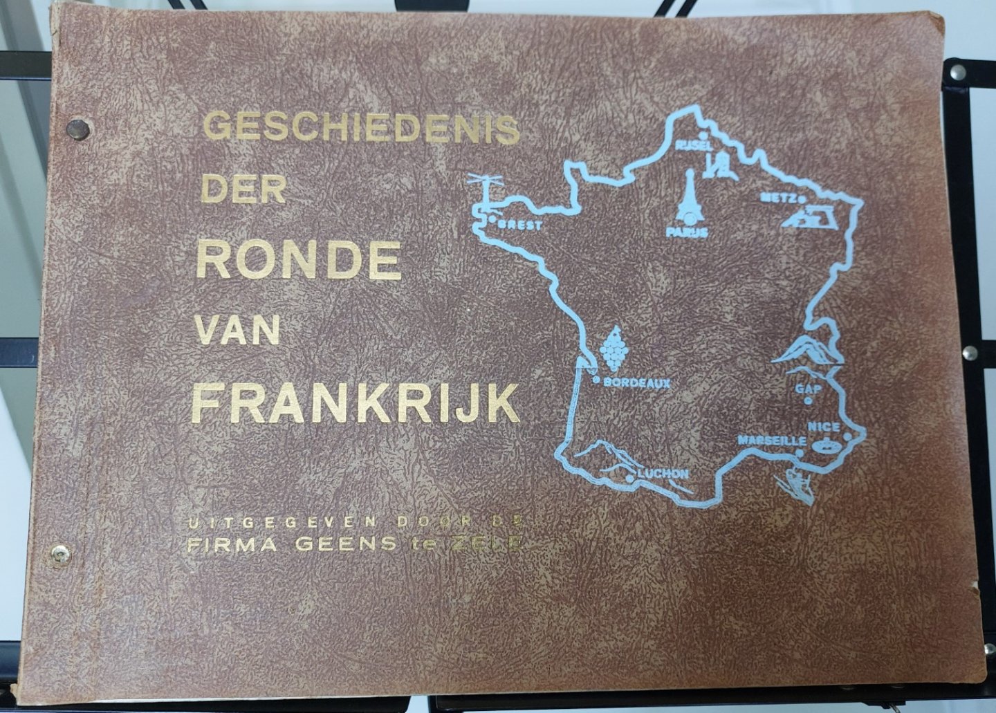 Achiel Van Den Broeck. - Geschiedenis der Ronde van Frankrijk