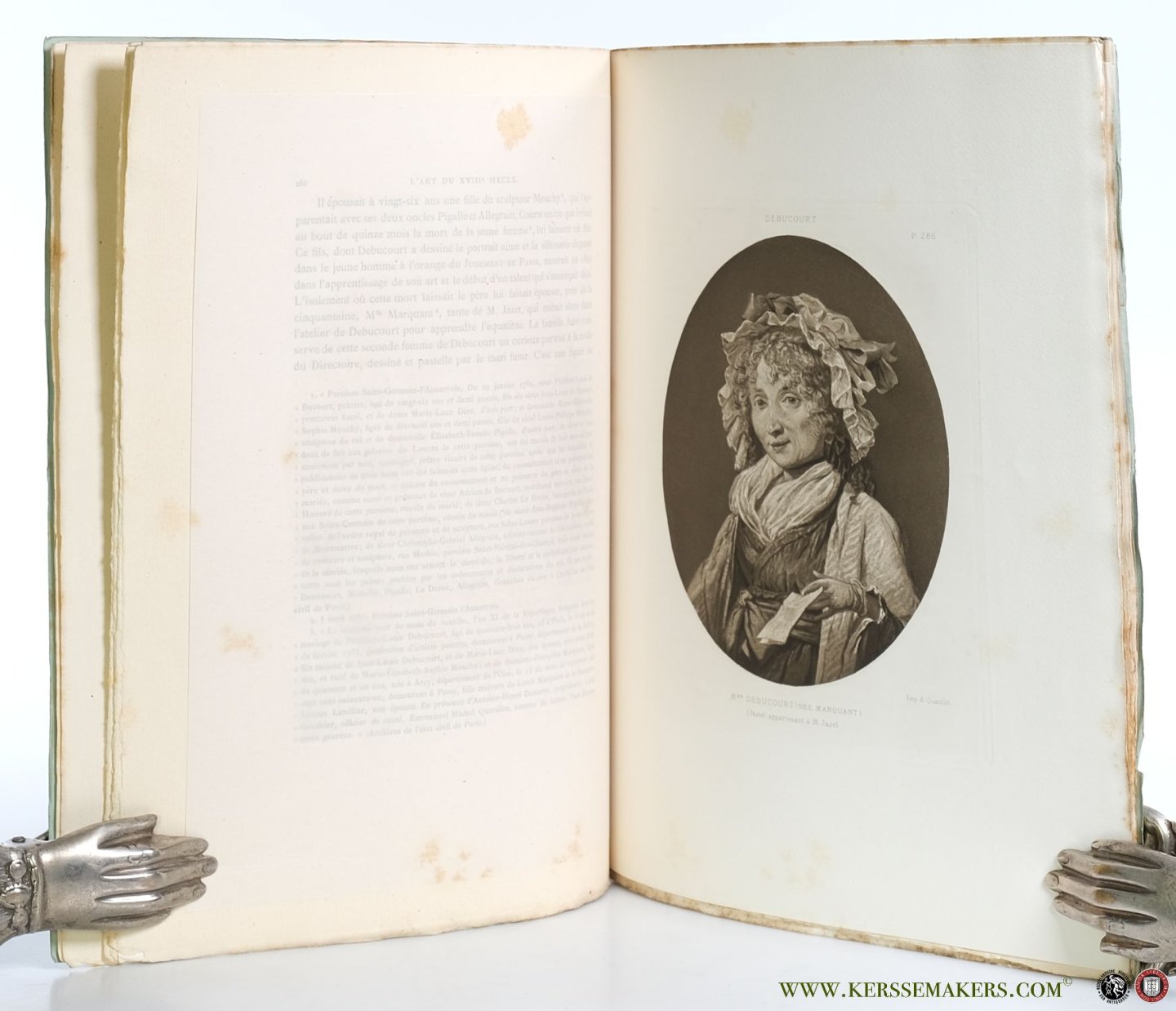 Goncourt, Edmond & Jules de. - Debucourt - L'Art du Dix-Huitième Siècle. Douzième fascicule. Troisième édition.