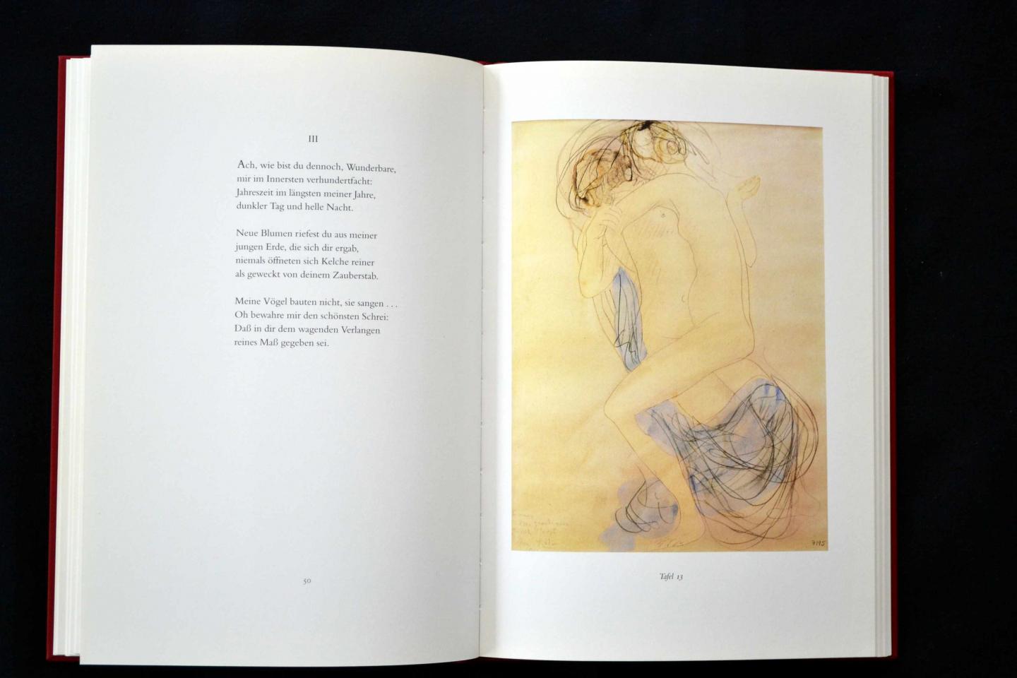 Rilke, Rainer Maria (tekst) + Auguste Rodin (tekeningen) - Augenblicke der Leidenschaft