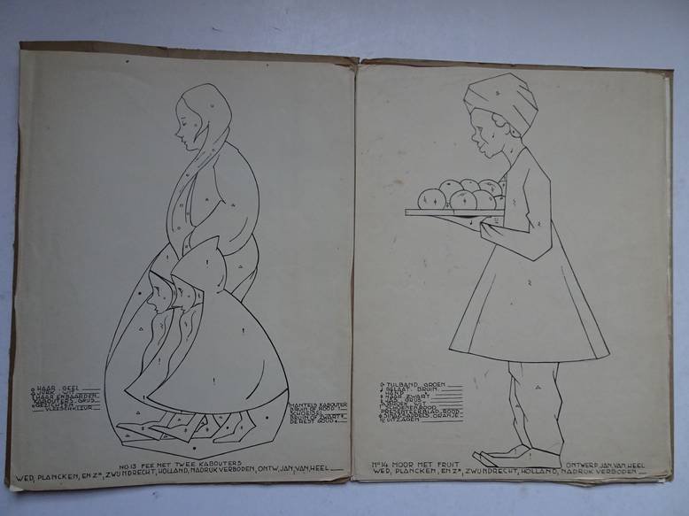 Heel, Jan van. - Uitzagen en kleuren. Map II.