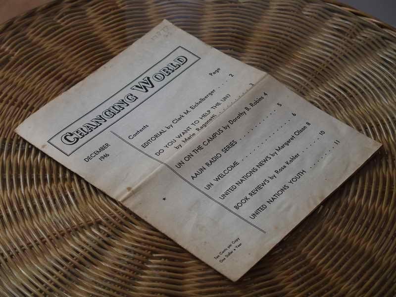  - Changing World. December 1946