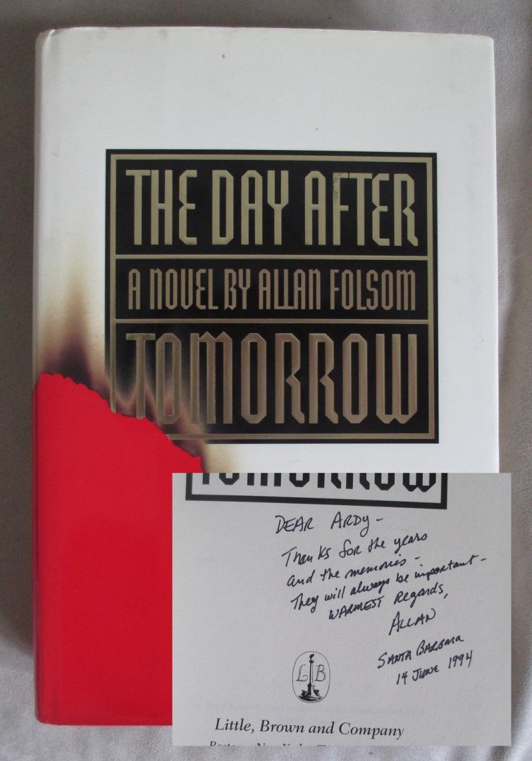 Folsom, Allan (1941-2014) - The Day After Tomorrow - GESIGNEERD