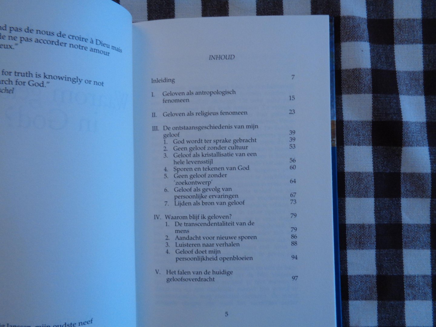 Arts, H. - waarom geloven in god