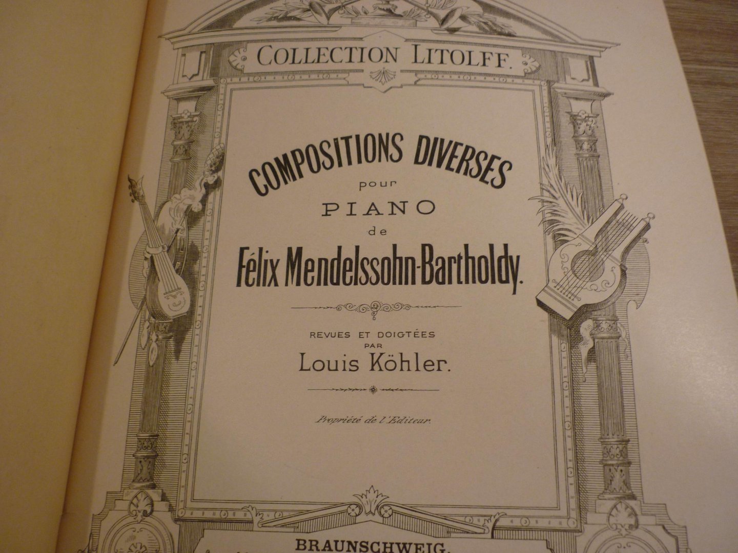 Mendelssohn; Felix (1809–1847) - Klavierwerke; Compositionen - Band I  //  Compositionen - Band II  //  Compositionen - Band III