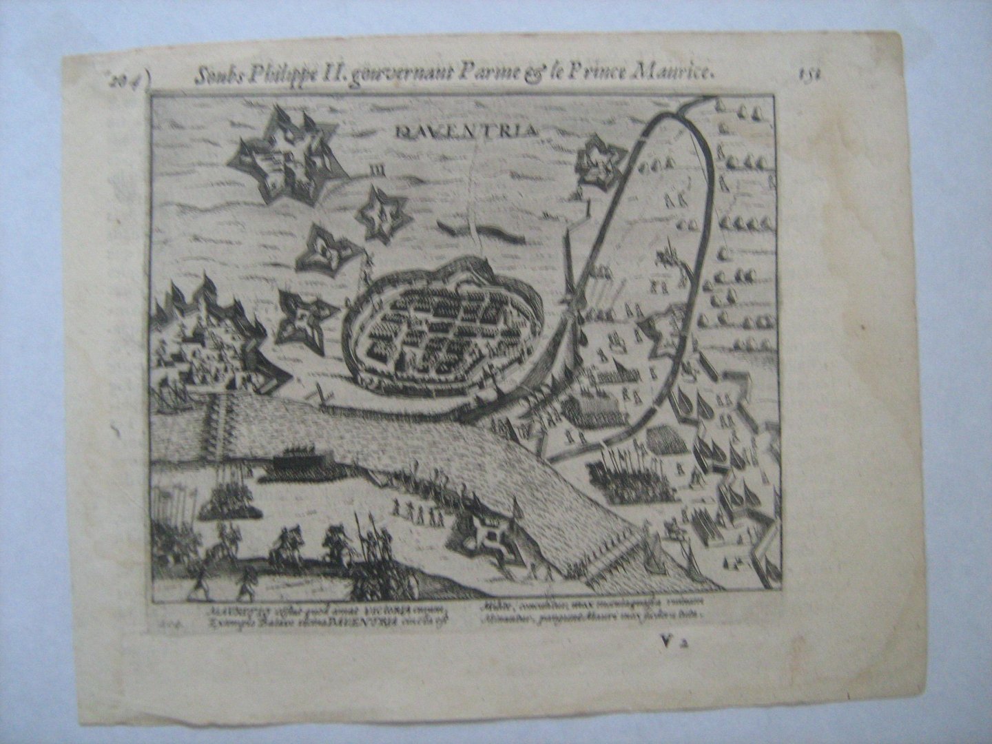 - DEVENTER - Gravure over krijgstoneel 1591 - 1616