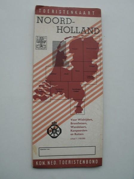 kaart. map. - Toeristenkaart Noord-Holland.