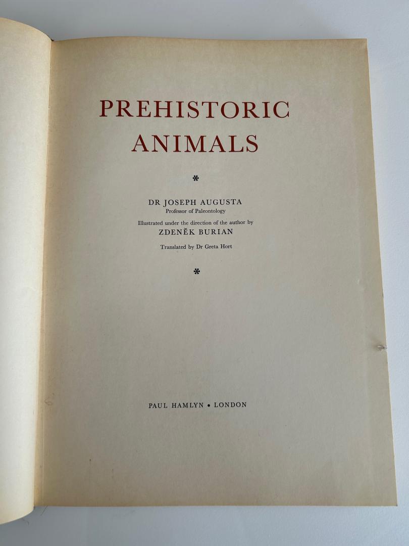 J. Augusta, Z. Burian - Prehistoric Animals