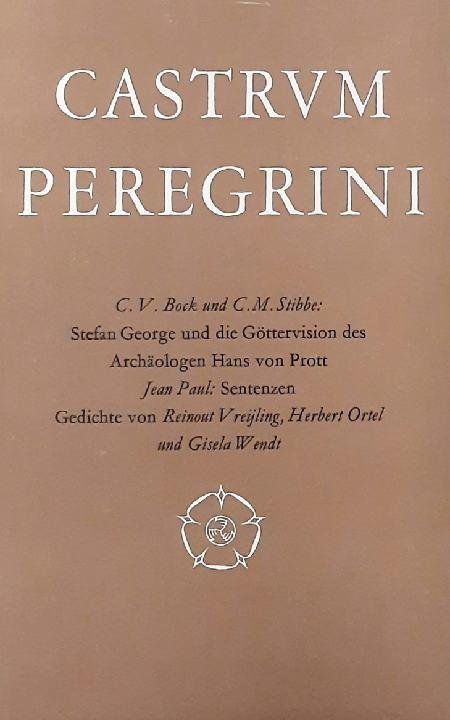 CASTRUM PEREGRINI. - Castrum Peregrini CXLV. 29. Jahrgang 1980 - Heft 145
