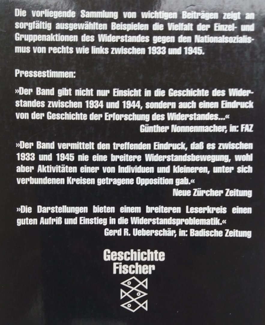 Graml, Hermann - Widerstand im Dritten Reich (Probleme, Ereignisse, Gestalten) (DUITSTALIG)