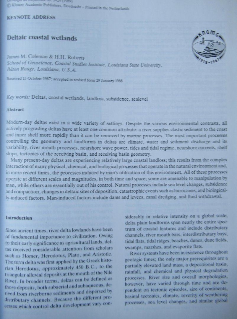 Linden van der W.J.M. e.a. - Coastal Lowlands. Geology and geotechnology