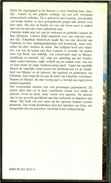 Hemert, Willy van .. De roman is gebaseerd op de gelijknamige t.v.-serie en is een bewerking van Wim Hazeu .. Omslagfoto Dick Klees - De Appelgaard .. Arie van Steenderen, 18 jarige zoon van een rijke wegenbouwer, woont met zijn vader in een villa in Oosterbeek, waar Marie, de huishoudster, hem bemoedert. We volgen Arie naar een internaat, ontmoeten later moeder