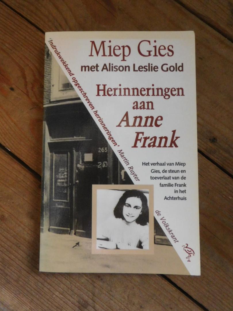 Gies, Miep - Herinneringen aan Anne Frank