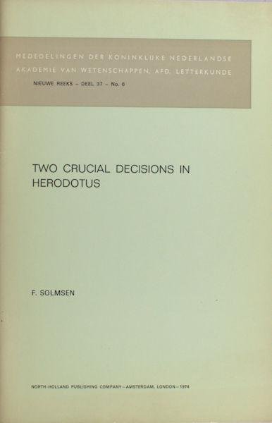 Solmsen, F. - Two crucial decisions in Herodotus.