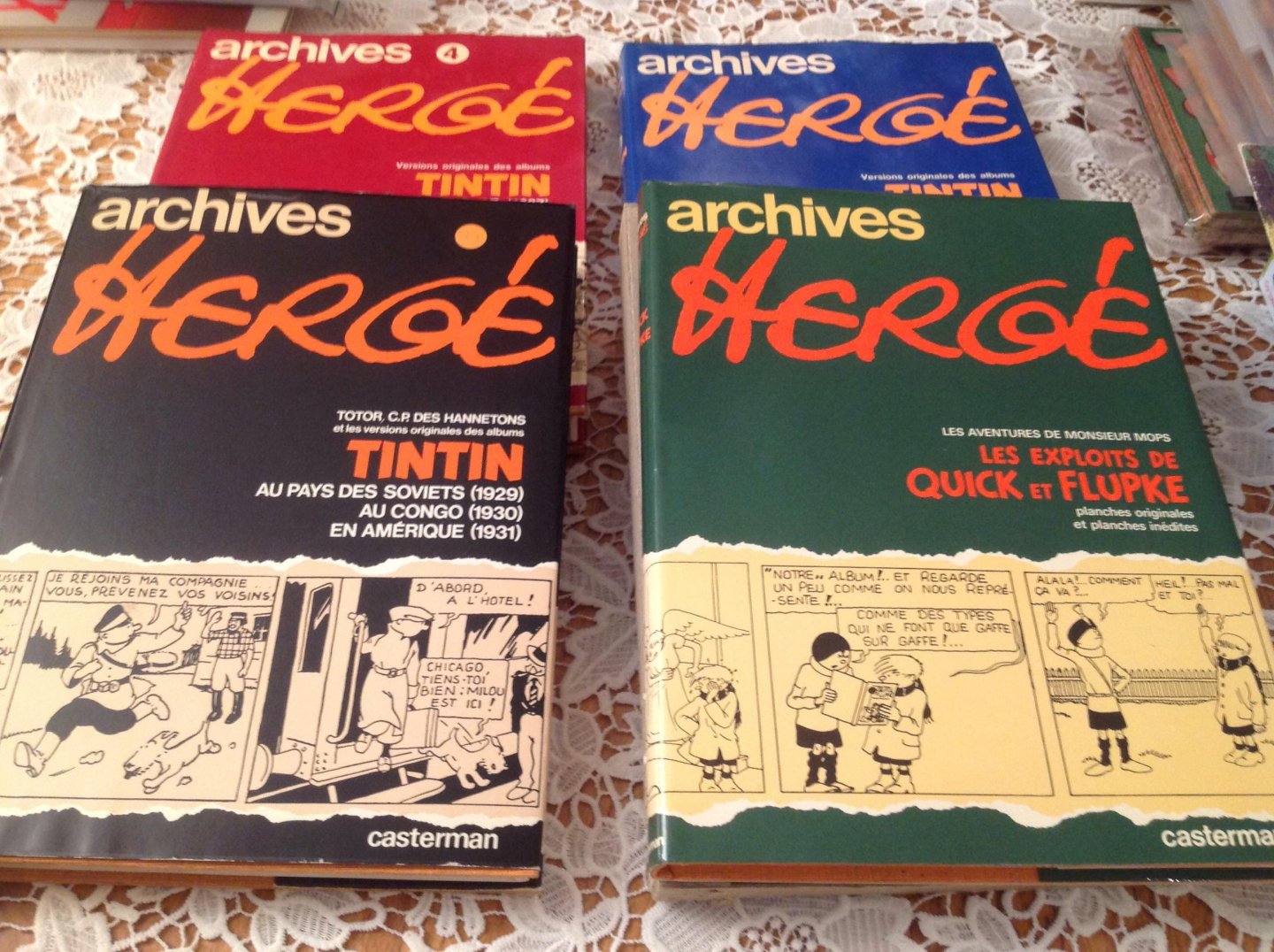 Hergé - Archives 1 t/m 4