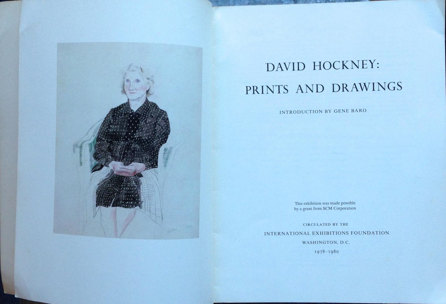 Hockney, David - introduction by Gene Baro - David Hockney: Prints and Drawings