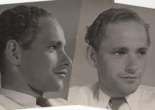 VEEN, Adriaan van der - Originele foto gemaakt door Emiel van Moerkerken.