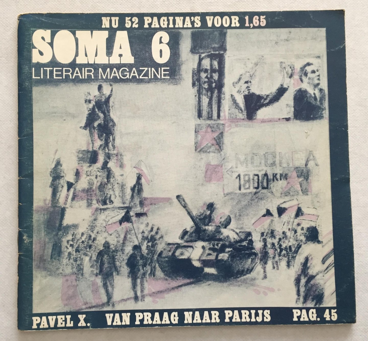 Graftdijk, T., e.a., red., - Soma 6. Literair magazine. 1e jaargang, maart/april 1970