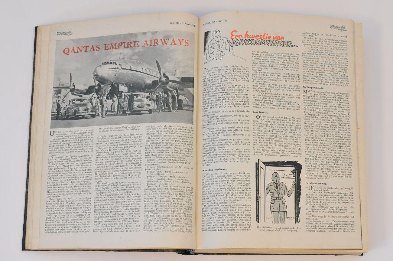 Diversen - Vliegwereld 1949, Tijdschriften Gebonden in HC