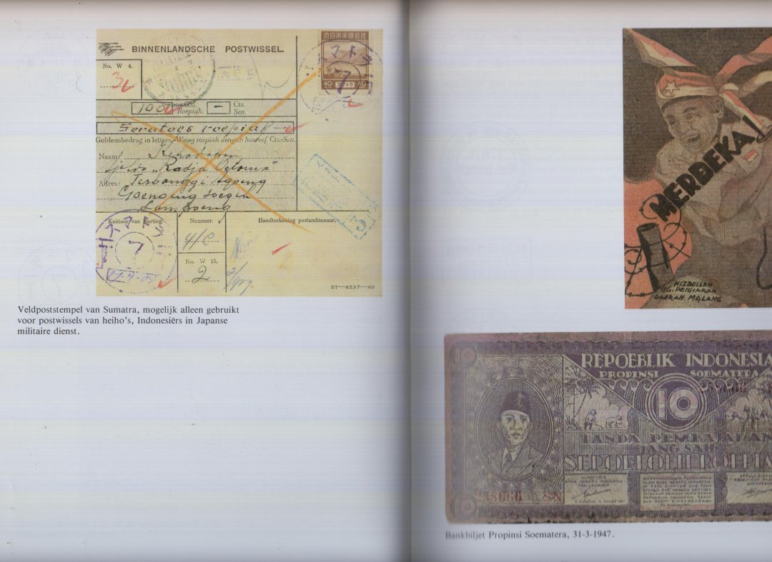 Bulterman, Paul R. - Poststempels Nederlands-Indie 184-1950 - Standaardwerk met veel illustraties, deels in kleur.