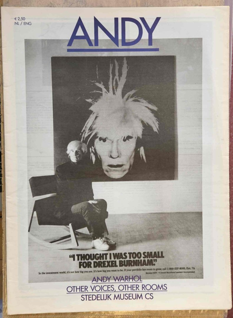 Reinders, Arjan e.a. - Andy Warhol: Other Voices, Other Rooms - Stedelijk Museum Bulletin special edition Volume 20 no 5