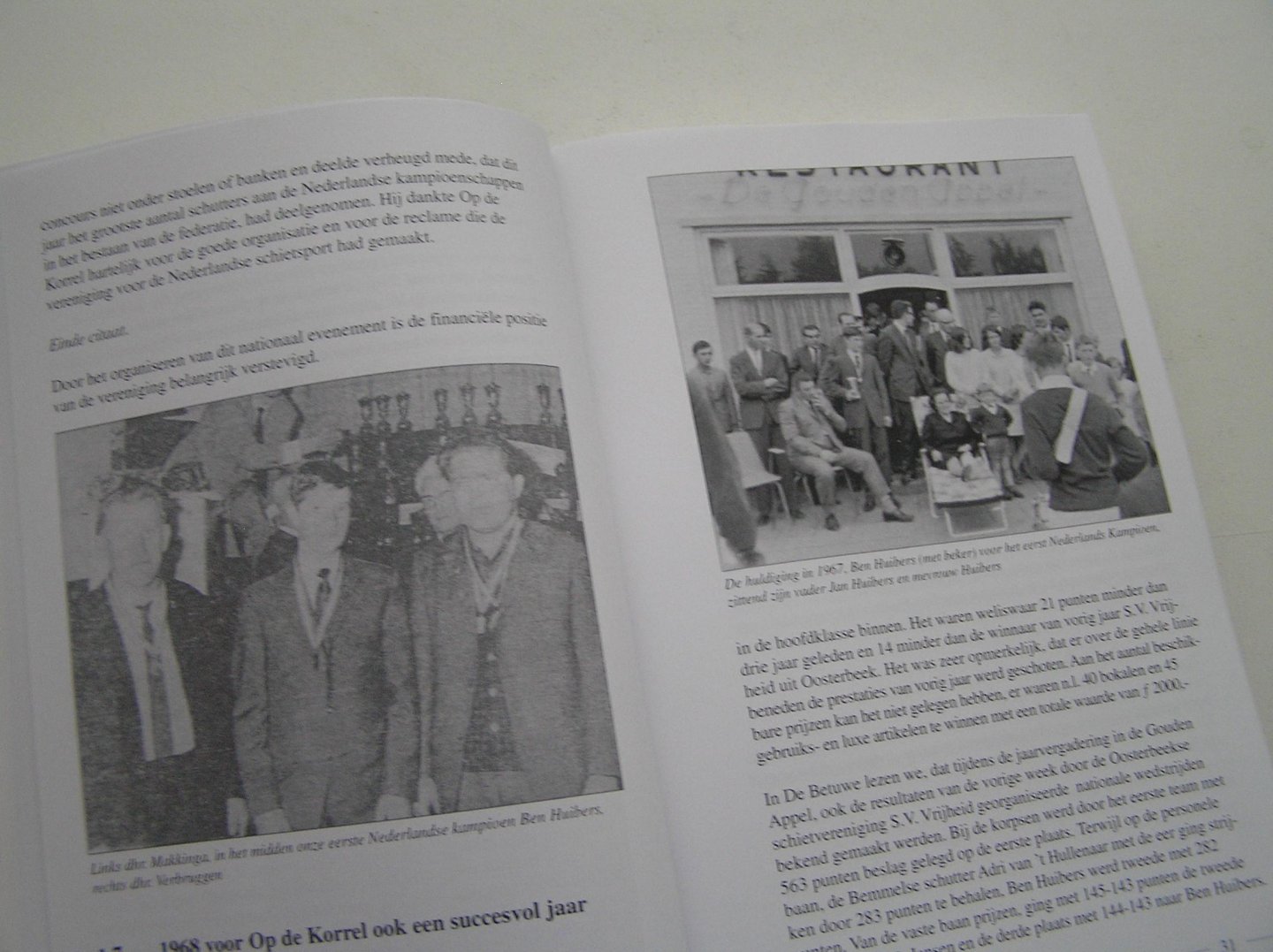 Rensen G.R. Henk ( samensteller) - S.V. op de korrel Bemmel 1962-2002   40 jaar historie  schietsportvereniging