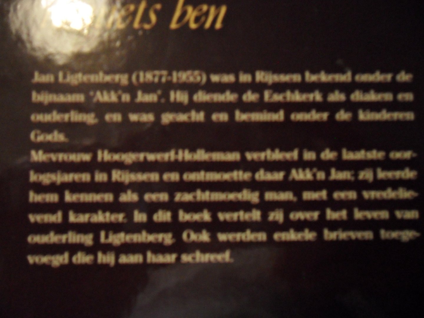 Hoogerwerf-Holleman R. - Hoewel ik niets ben