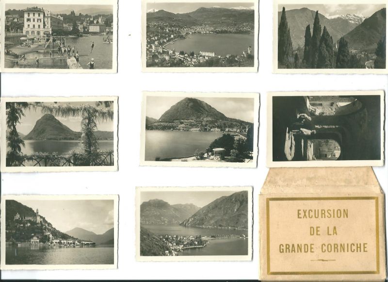 Anoniem - Oud souvenir mapje: Excursion de la Grande Corniche