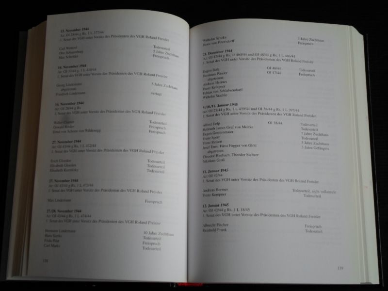 Klewitz ua, Andreas v - Die Angeklagten des 20.Juli vor dem Volksgerichtshof