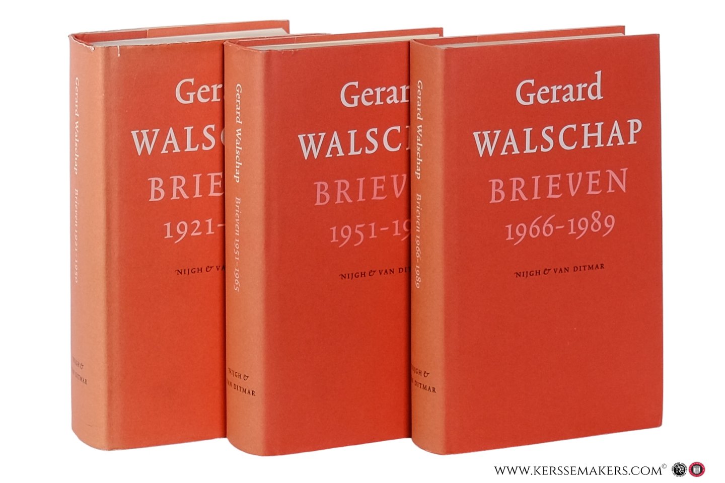 Walschap, Gerard. - Brieven 1921-1989 [ 3 volumes ].