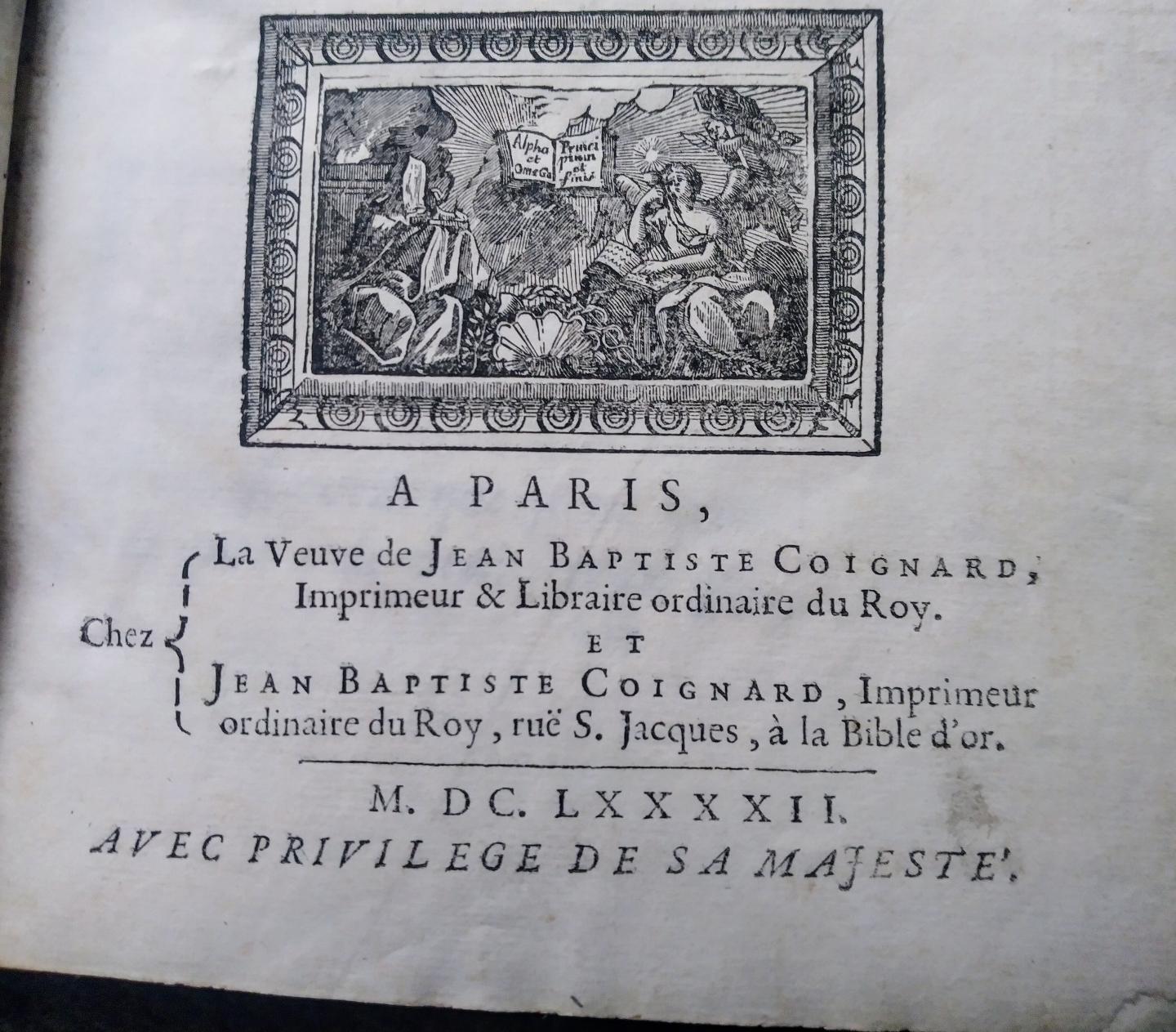 Graevius, Johannes Georgius - Les Offices de Ciceron, traduits en Francois sur la nouvelle edition Latine