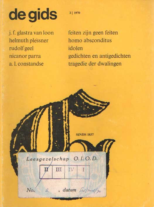 Constandse, H. Mulisch e.a. (redactie), A.L. - De Gids. Algemeen Cultureel Maandblad. Honderddrieëendertigste jaargang, 1970 no. 2