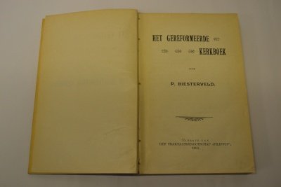 Biesterveld - P - Zeldzaam - Het gereformeerde kerkboek, 1903