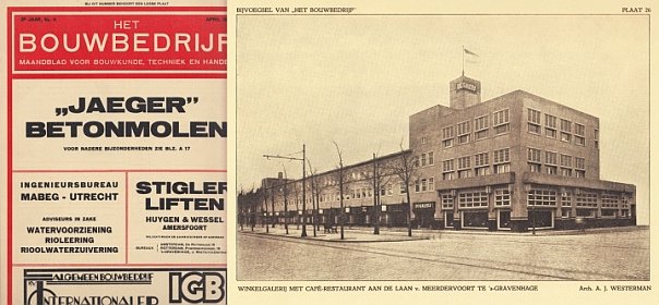 (DOESBURG, Theo van) - Het Bouwbedrijf. Maandblad voor bouwkunde, techniek en handel. Jg. III, nr 4. April 1926.
