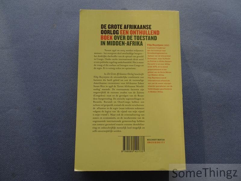 Reyntjens, Filip. - De grote Afrikaanse oorlog: Congo in de regionale geopolitiek, 1996-2006.
