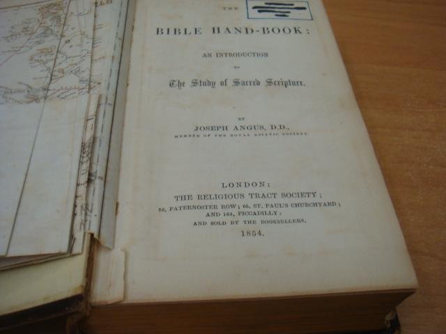 Angus, Joseph - The Bible hand-book : an introduction to the study of sacred scripture (1854)