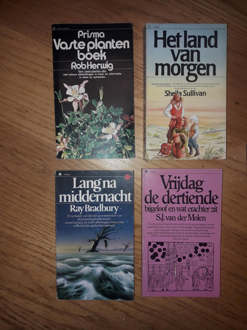 Herwig / Sullivan / Bradbury / van der Molen - Vaste planten boek / Het land van morgen / Lang na middernacht / Vrijdag de dertiende