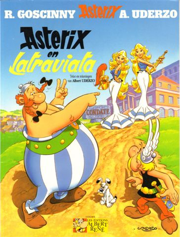 Goscinny, R. en A. Uderzo - Asterix en Latraviata, softcover, gave staat