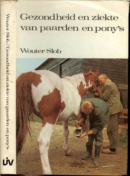 Slob Wouter [archief] en tekeningen van Jaap Veenendaal met foto's van Ir.W.F.van Heemskerck - Düker...Samengesteld uit de maandelijkse Paardengezonheidskalender - Gezondheid en ziekte van paarden en pony's ... Verschillende manieren om paarden te scheren ... Been en hoef gebreken...normaal voorknie [handwortel-gewricht en een voorknie met voorkniegal [naar steuert]