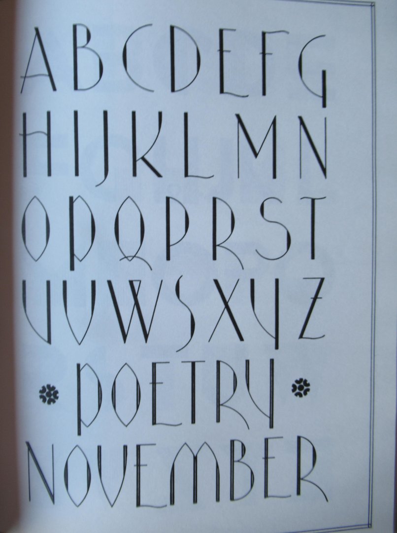  - Book of Art Deco Alphabets. Original Lettering from the 1920 and 30s