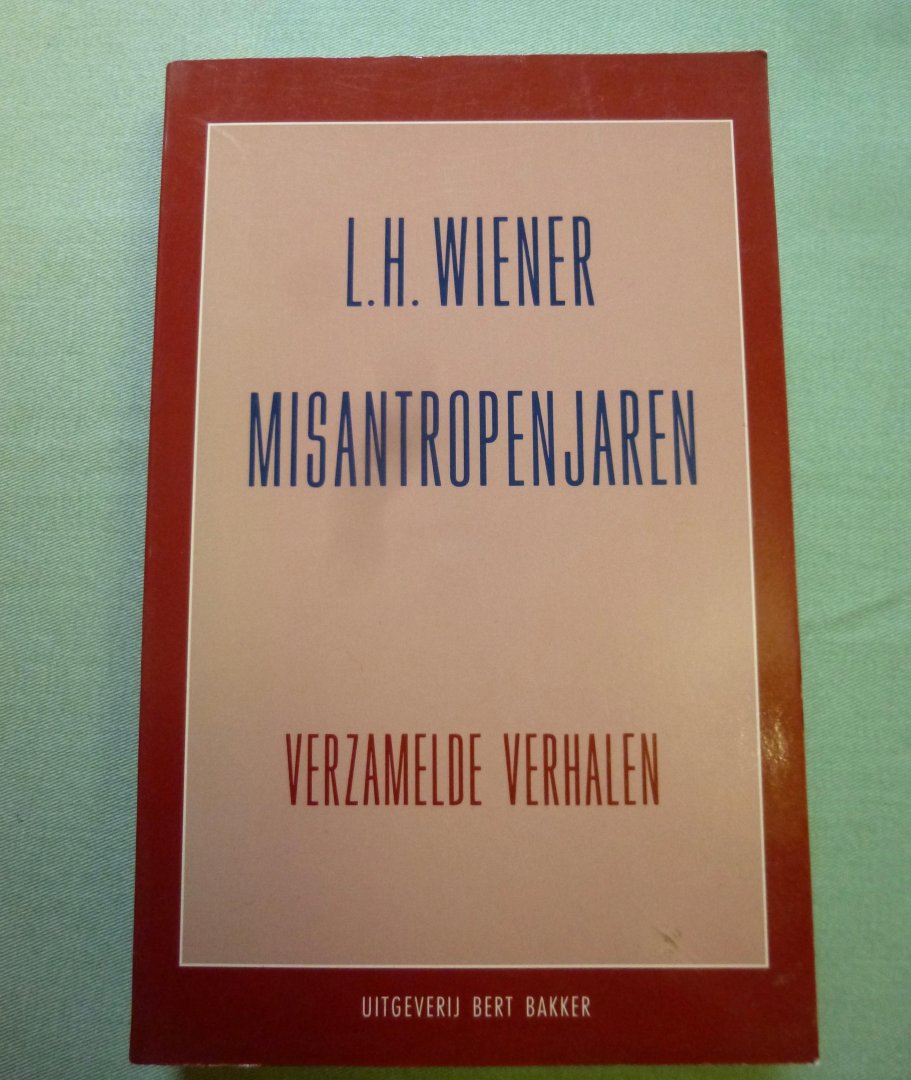 Wiener - Misantropenjaren / druk 1