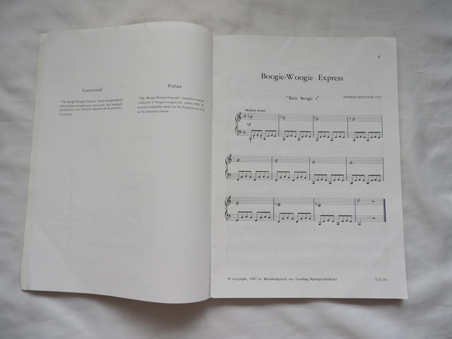 Beeftink H. Herman - The Boogie Woogie Express - Boek 1 -