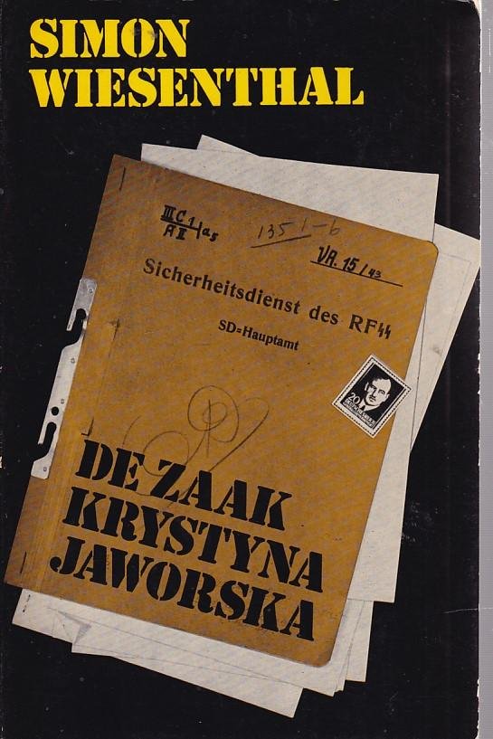 Wiesenthal - Zaak Krystyna Jaworska / druk 1