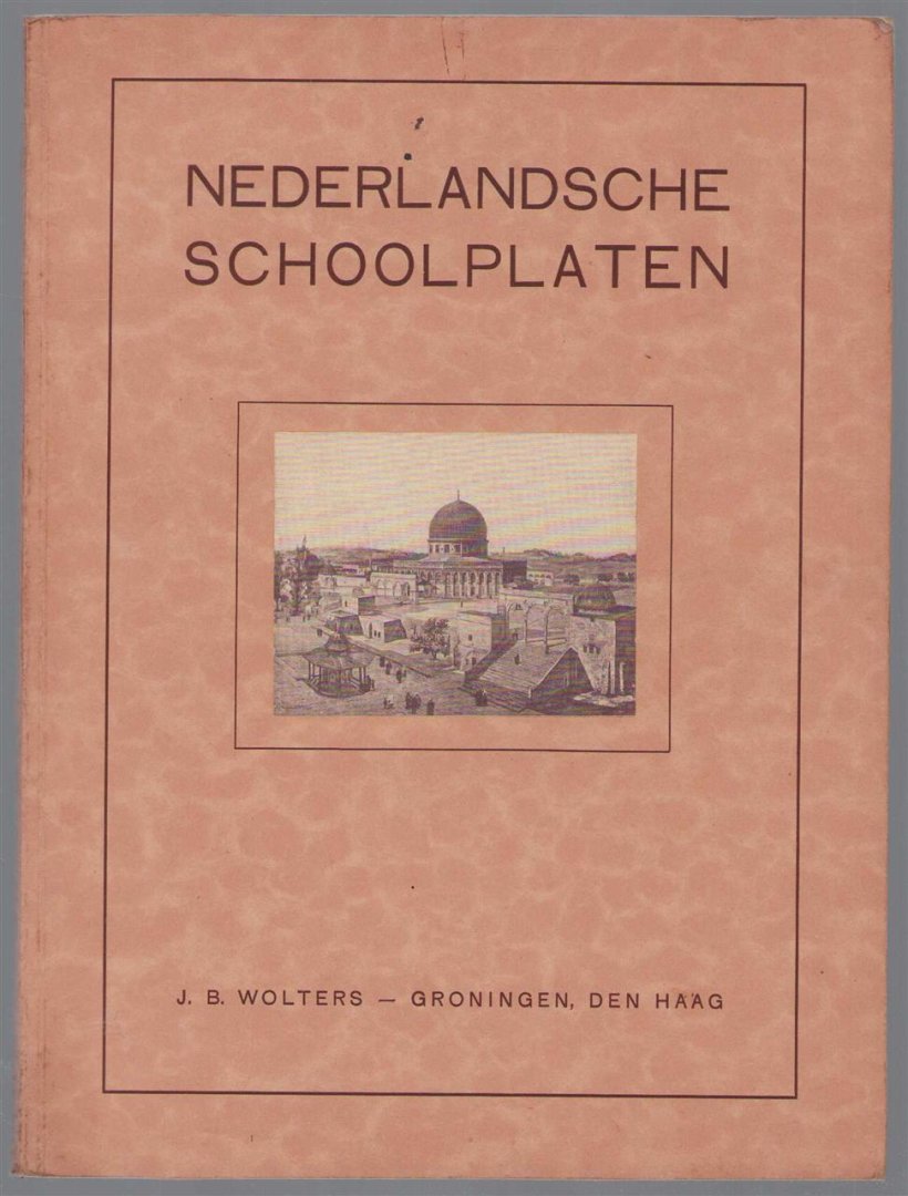 n.n - Nederlandsche schoolplaten ( Catalogus 1927)