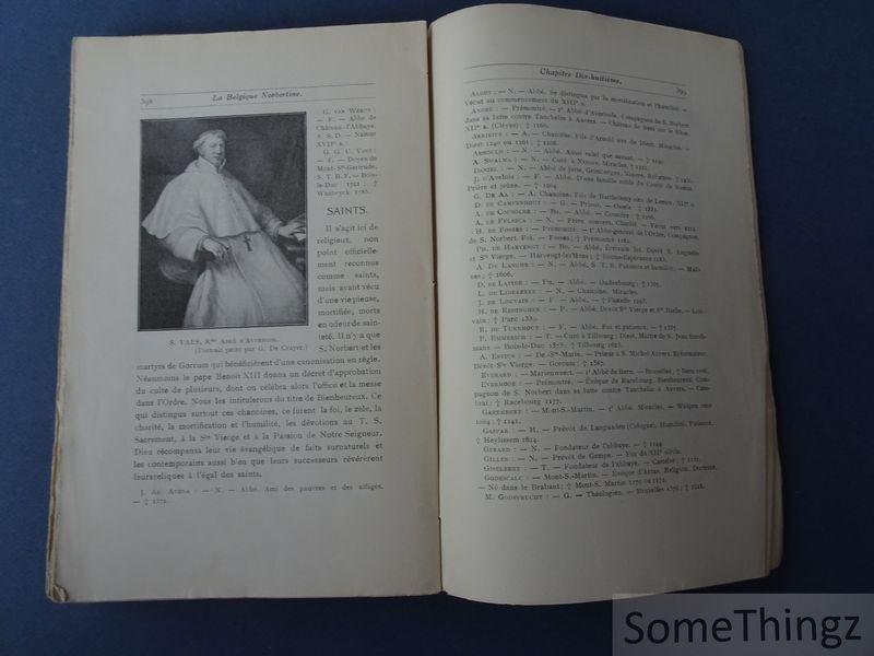 Jansen, J.E. - La Belgique norbertine, ou: L'Ordre de Prémontré en Belgique à travers huit siècles d'existence, 1120-1920
